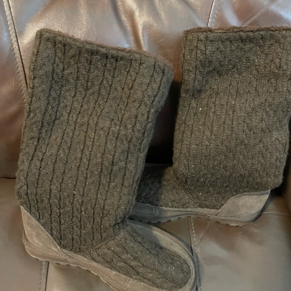 Sketcher knit and suede boots coco 7.5 - Picture 6 of 7